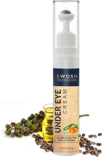 SWOSH Under Eye Cream For Built-In Cooling Massage Roller Men & Women
