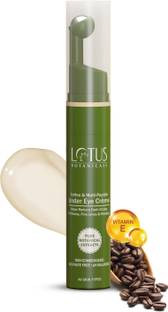 Lotus Botanicals Coffee and Multi-Peptide Under Eye Creme | Coffee & Vitamin E|Fades Dark Circles
