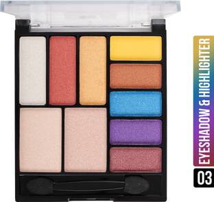 Shryoan Easey-Peasy Eyeshadow and Highlighter Palette | Highly Pigmented 16 g