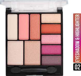Shryoan Easey-Peasy Eyeshadow And Highlighter palette Shimmer With Matte Finish 16 g