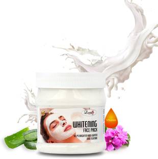 Luster Whitening Face Pack | Helps Brighten & Lighten Skin Texture | Face Pack For Glowing Skin | Women & Men’s Face Pack | All Skin Types | Paraben & Sulfate Free -