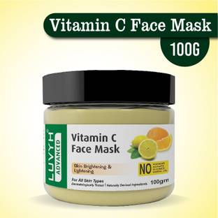 LUVYH Vitamin C Face Mask (100g) with Vitamin C and Kaolin Clay for Skin Illumination and Reduces Dark Spots For Skin Illumination for All Skin Types No Parabens, No Mineral Oil, No Sulphate, No Silicone