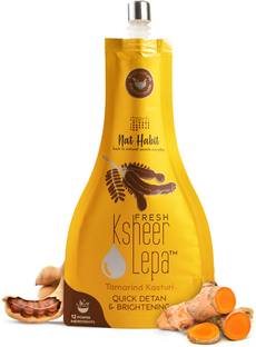 Nat Habit Tamarind Kasturi Lepa Quick De Tan Face Pack| Skin Brightening & Clear Spots