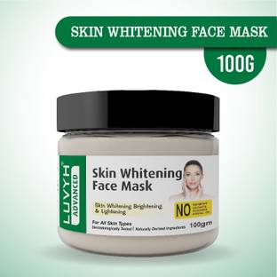 LUVYH Skin Whitening Face Mask (100g) Whitening and Brightening Face Pack For Instant Natural Glow, Anti Pigmentation & Dark Spot Removal Formula for All Skin Types No Parabens, No Mineral Oil, No Sulphate, No Silicone