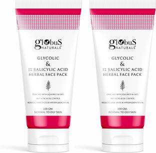Globus Naturals Anti Acne Glycolic & 1% Salicylic Acid Face Pack