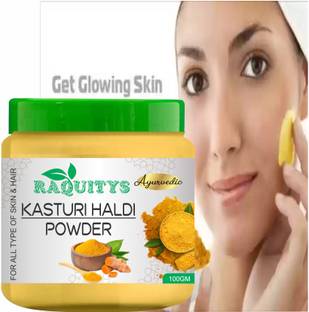 RAQUITYS Kasturi Haldi Face Pack Powder (100 g)