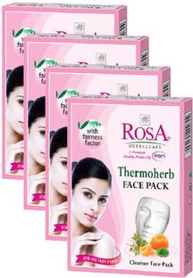 ROSA Thermoherb Cleanser Face pack I Aged, damaged & Wrinkle skin I Pack 4-