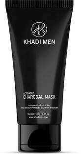 Khadi Men Activated Charcoal Face Mask skin soft and dirt free, deeply cleanse and hydrates the skin, remove dirt & pollutant