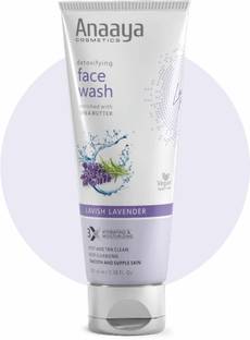 anaaya Detoxifying Lavish Lavender | Enriched with Shea Butter | Soft & Moisturizing | Spot & Tan Clean | Pollution Damage | Vegan & Paraben Free | Oil Free Skin with glow and Radiance Face Wash