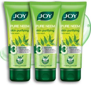 Joy Pure Neem Skin Purifying  For Pimples & Acne Control Face Wash