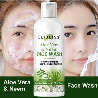 ELIBLISS Aloevera  with Neem for Acne & Pimples Face Wash