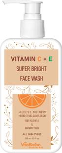VitaBloom Vitamin C + E Cleansing and Brightening  | Glowing Bright & Refreshing Skin | Face Wash