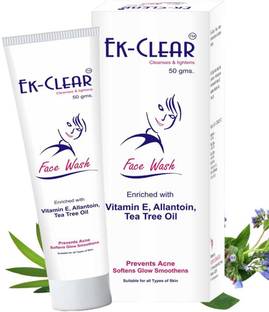 cyrilpro Ek Clear Enriched Vitamin C Allantoin Tea Tree Oil  (Pack of 2) Face Wash