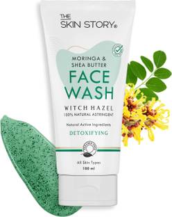 The Skin Story Moringa & Shea Butter Pore Cleansing Facewash, Gentle Skin Cleanser Detoxifyin Face Wash