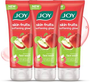 Joy Skin Fruits Softening Glow Apple  (Pack of 3X50) For All Skin Types Face Wash