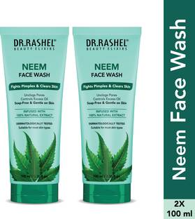 DR.RASHEL Neem with Natural Extracts for Clear & Acne-Free Skin | All Skin Types Face Wash