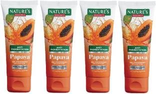 Nature's Essence De - Pigmentation For Women infused with Saffron reduces Spot Instant Brightening 50g Each Gel Papaya Face Wash