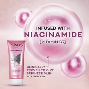 POND's Anti-Dullness Brightness Skin Glow  50g + BB+Light Make Up Face Cream 9g Face Wash