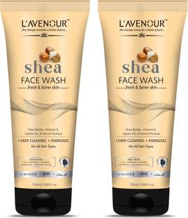 L'avenour Shea Facewash for Deep Cleansing, Fresh, Fairer & Energize Skin, For All Skin Type, Chemical Free Unisex Shea Butter Face Wash