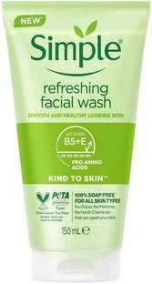 Simple Kind To Skin Refreshing Facial Wash Gel 150ml Face Wash