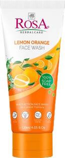 ROSA Face wash Lemon & Orange I brighter & Enhance your Skin I Pack 3- Face Wash