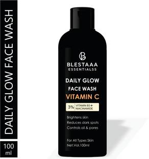 blestaaa essentialss Vitamin C Glow & Nourish With Niacinamide & Vitamin E Men & Women All Skin Types . Face Wash