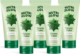 NutriGlow Neem Tulsi  65ml (Pack Of 5) Face Wash