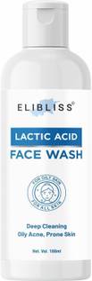 ELIBLISS Lactic Acid  for Deep Cleansing, Acne and Probe Skin - All Skin Type Face Wash