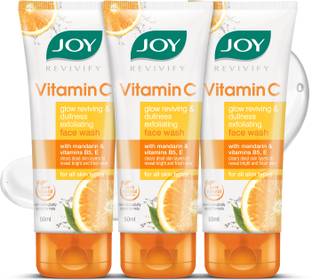 Joy Vitamin C Bright Glow � (Pack of 3X50) For Oily & Acne Prone Skin Face Wash