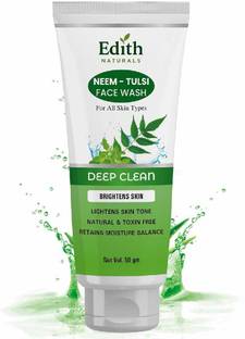 EDITH NATURALS Neem Tulsi Enriched With Glycerin & Oil Control Formula  Face Wash