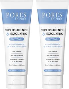 PORES BE PURE Skin Brightening & Exfoliating  Ph Balanced Zero Parabens No Sulphates Face Wash