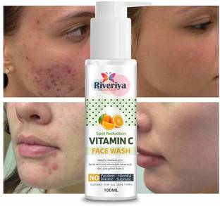 RIVERIYA Bright Complete Vitamin C | For Brighter and Glowing Skin Face Wash