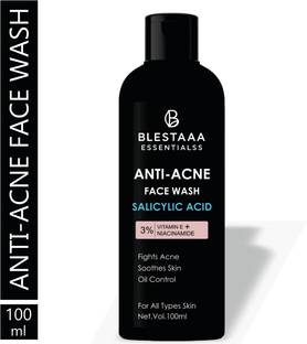 blestaaa essentialss Salicylic Acid for Clear Balanced Skin With Niacinamide + Vitamin E Men All Skin Types . Face Wash
