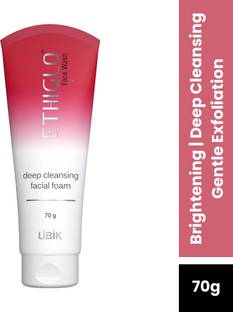ETHIGLO Skin Lightening  with Kojic Acid, Niacinamide & Vitamin C Face Wash