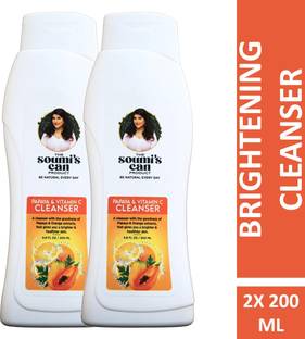 The Soumi's Can Product Papaya & Vitamin C Cleanser (200ml) (Pack of 2) Face Wash
