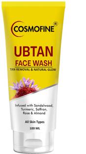 cosmofine Ubtan Facewash Reduces Tanning, Pigmentation & Dark Spots, Skin Brightening & Lightening Face Wash