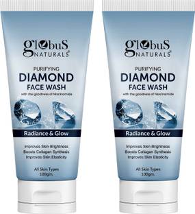 Globus Naturals Revival Diamond  For Boosting Shine & Fighting Signs Of Aging Face Wash