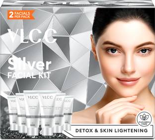 VLCC Silver Facial Kit - 60 g - For Skin Purifying Facial with Silver