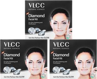 VLCC डायमंड फेशियल किट 3 का पैक 60 g