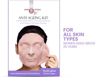 O3+ Anti Ageing Facial kit Brightening & Fine lines Reducer With Peel off Mask