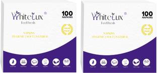 WhiteLux Premium Soft 100% Virgin Quality Tissue Paper Napkin (Pack of 2)