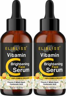 ELIBLISS Vitamin C - Skin Clearing Serum Pack of 2 - Brightening, Anti-Aging Skin Repair, Dark Circle, Fine Line & Sun Damage Corrector.