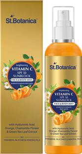 St.Botanica Sunscreen - SPF 50 PA+++ Brightening Vitamin C SPF 50 Sunblock Face & Body Mist Sunscreen
