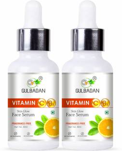 GULBADAN Vitamin C Face Serum - Skin Brightening, Anti-Aging - Set of 2