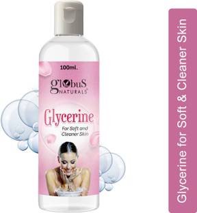 Globus Naturals Glycerine for Soft & Cleaner Skin, Moisturizing and Promotes Healing and Soothes Irritation, For All Skin Types