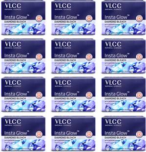 VLCC Insta Glow Diamond Bleach (Pack of 12)
