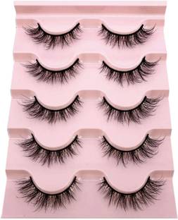 Bombay Vanity Eyelash Eye Makeup Long Natural 5 Pair Reusable Classic Eyelashes