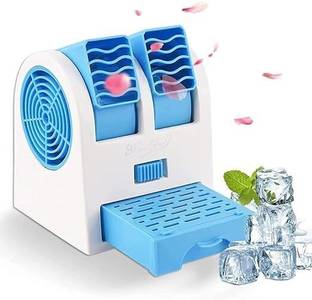 singhals Mini Cooler AC USB and Battery Operated Air Mini Water Air Coole Cooling Fan Cabinet Cooler