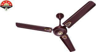 MinMAX 48'Inch Ceiling Fan 1200mm High Speed, Energy Efficient, Brown with Golden with 24 Months Warra...