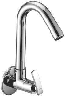 ओलिआना D-08 Desire Brass Sink Cock Chrome Plated Wash Basin Pillar Tap Faucet एरेटर फोम फ्लो नल